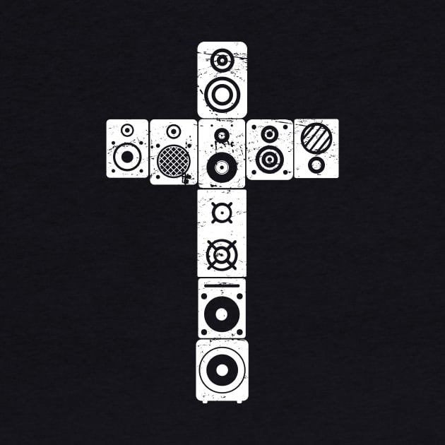 Christian Cross | Musician Speaker Design by MeatMan